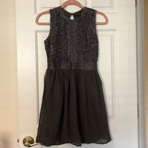 Gray Beaded Cocktail dress from Nordstrom